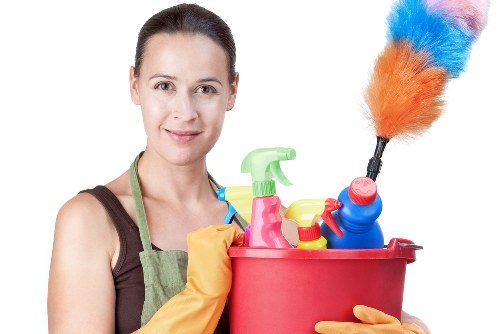 Professional upholstery cleaning in a Chelsfield living room