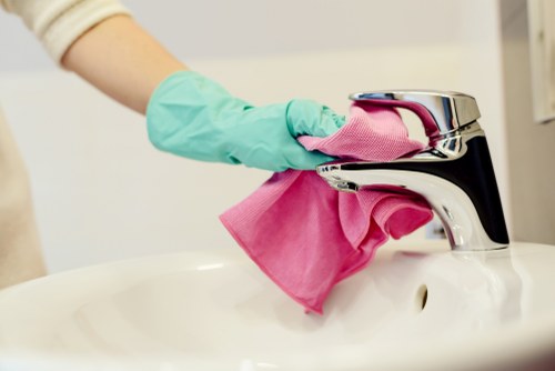 Professional curtain cleaning in a Chelsfield home interior