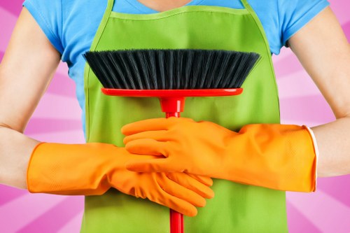 Deep cleaning a mattress with specialist equipment