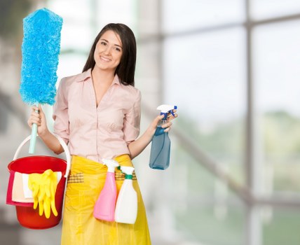 Chelsfield Carpet Cleaners team applying safety procedures during carpet cleaning