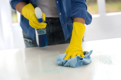 Chelsfield Carpet Cleaners completing a safe cleaning process